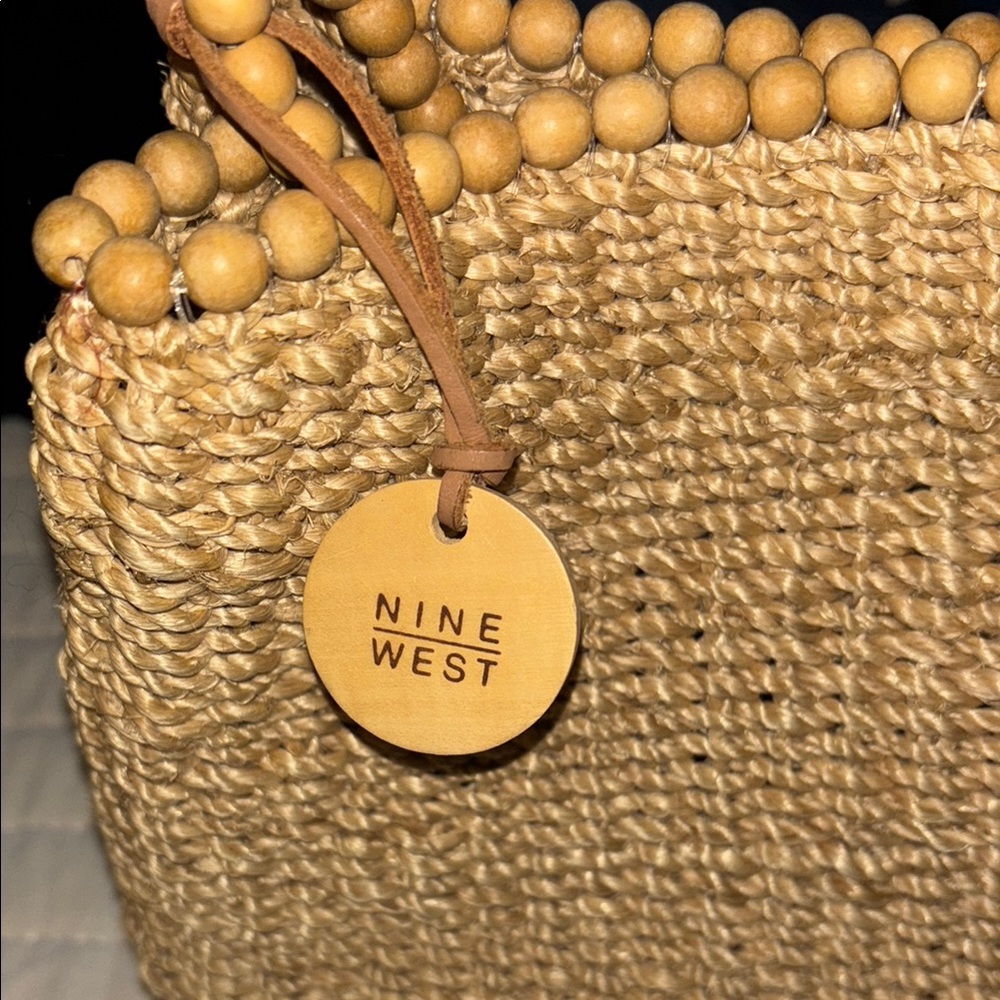 Nine West Tan Woven Women's Bag - Picture 2 of 4